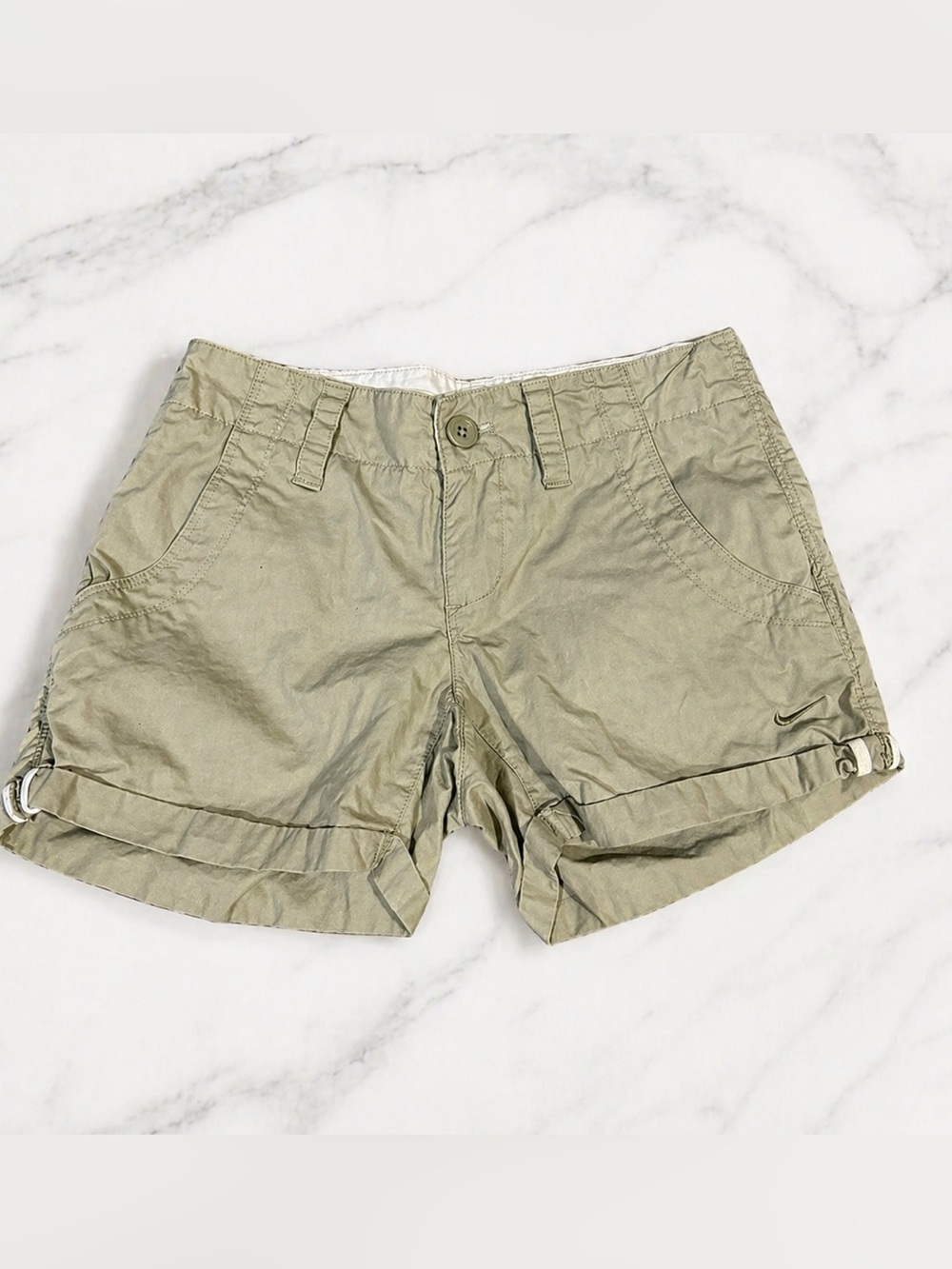 Nike Women's Olive Cargo Shorts